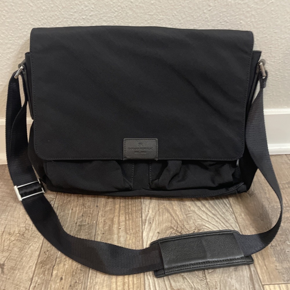 Banana Republic Black Messenger Bag